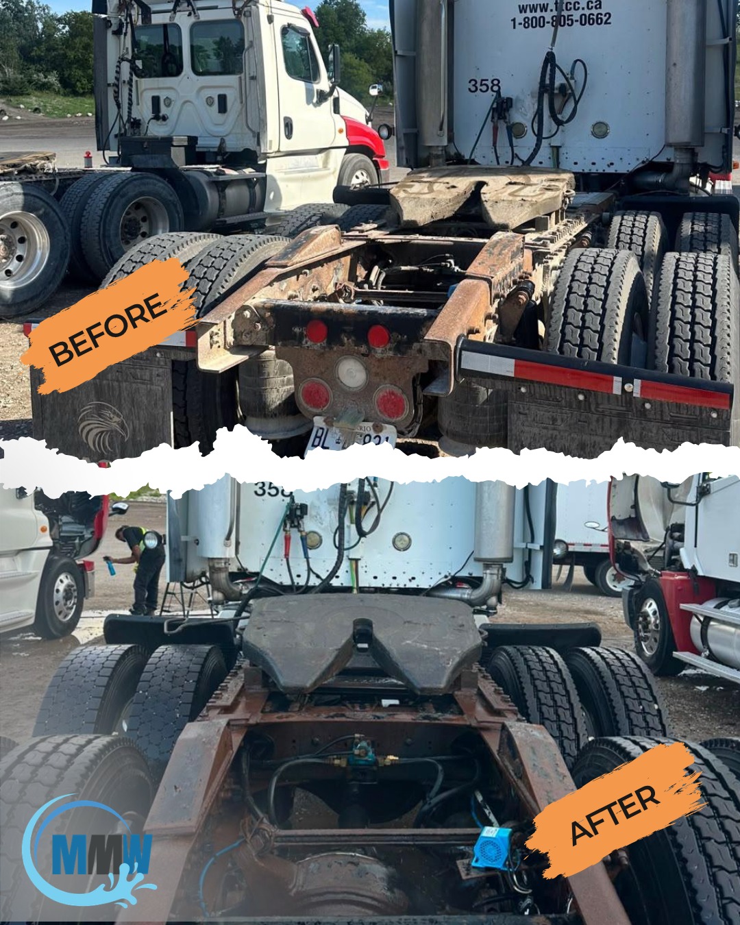 before after cleaning